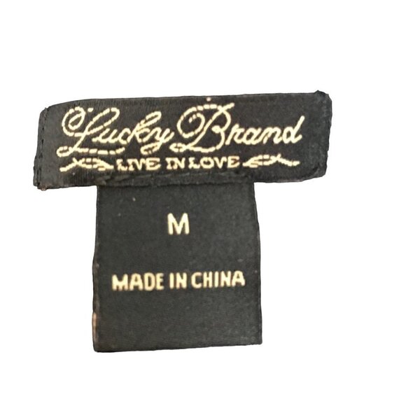 Lucky Brand Navy Blue Semi Sheer Knitted Open Cardigan Size M - Picture 6 of 6